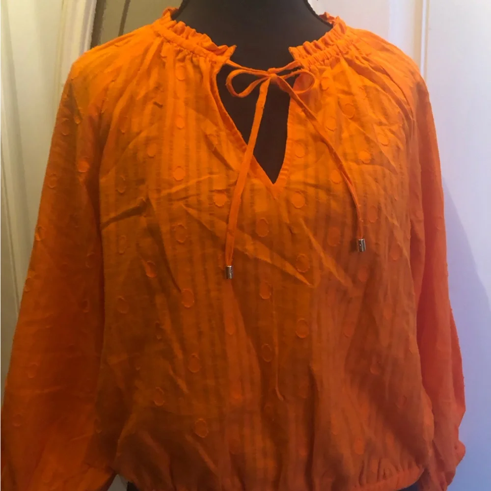 Michael Kors - Bright Orange Blouse